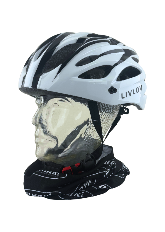 Fietshelm & Skatehelm wit/zwart