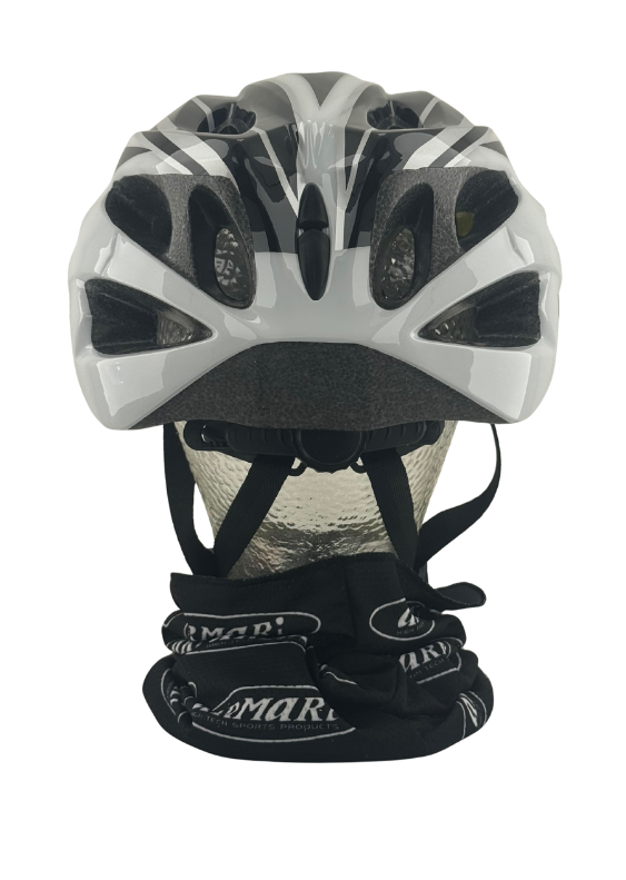 Fietshelm & Skatehelm wit/zwart veilig